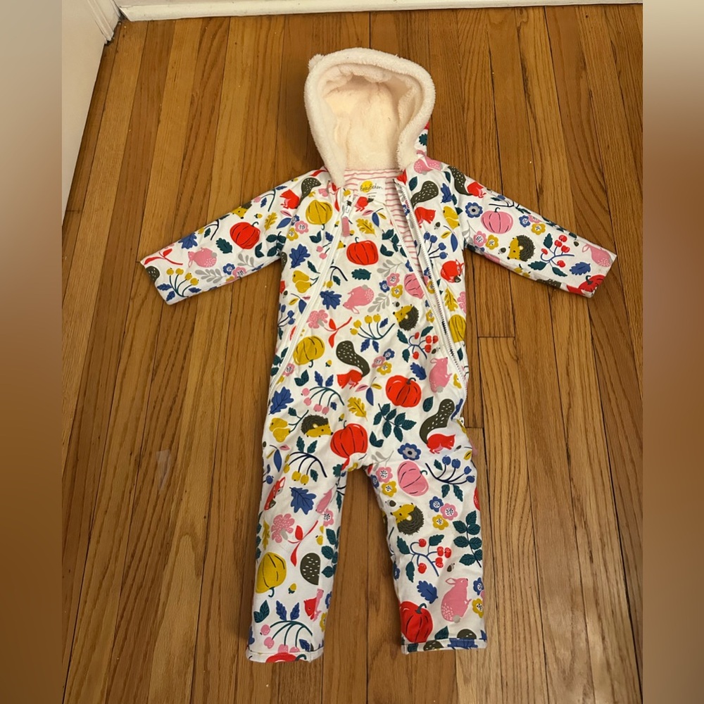 Baby Boden Winter bunting suit